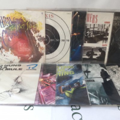 Ten grunge, hard rock and industrial LPs by various artists including Throwing Muses, Godfathers and others.