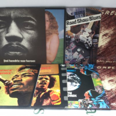 Fifteen blues rock LPs by various artists including Jimi Hendrix, John Mayall's Bluesbreakers, Blind Faith and others.