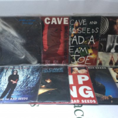 Eight Nick Cave & The Bad Seeds 12" singles and an LP by Die Haut with Nick Cave.