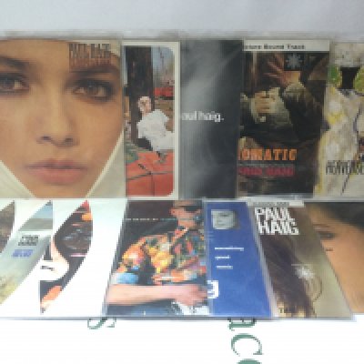 Twenty one Paul Haig LPs and 12" singles comprising European Sun, Chain and others.