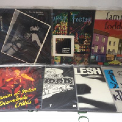 Fifteen electro rock and industrial LPs and 12" singles by various artists including Family Fodder, My Life With The Thrill Kill Kult and others.