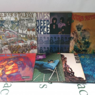 Seven 1960s rock LPs by Deep Purple, Love, Ten Years After and Moby Grape including US pressings.