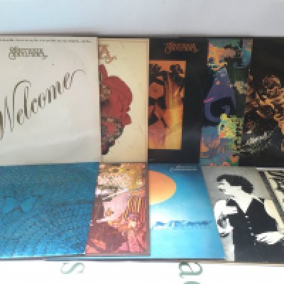 Twenty LPs comprising mainly Santana albums plus Status Quo, Gladys Knight etc.