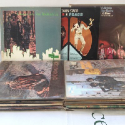 A collection of soul, funk and reggae LPs by various artists including Jimmy Ruffin, Edwin Starr, MFSB and others.