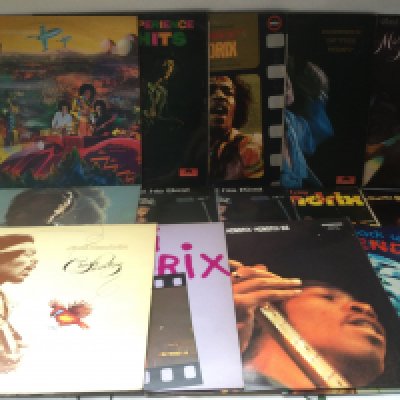 Fourteen Jimi Hendrix LPs comprising Hendrix 66, In The West, Crash Landing and others.