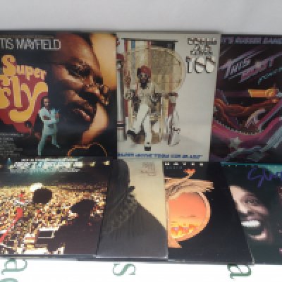 Fifteen funk and soul LPs by various artists including Isaac Hayes, Funkadelic, Sly & The Family Stone and others.