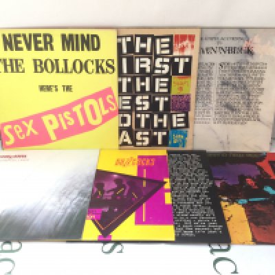 Fifteen punk and post punk LPs by various artists including Sex Pistols, UK Subs, Buzzcocks and others.