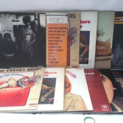 Twelve Everly Brothers and solo LPs.