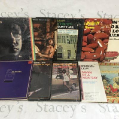 Two bags containing 20 blues, jazz and reggae LPs by various artists including John Mayall, Steel Pulse, Amazing Blondel and others.