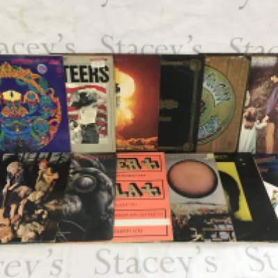 12 rock and psych LPs by various artists including The Grateful Dead, Jefferson Airplane, Traffic and others.