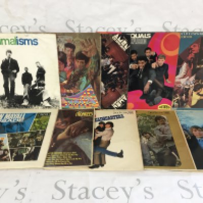 Ten 1960s rock and pop LPs by various artists including The Rolling Stones, The Animals and others.