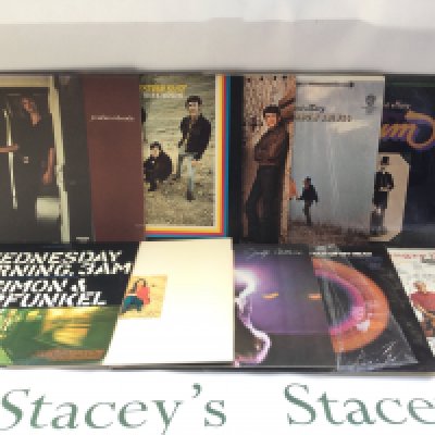 Two bags containing 20 folk and country LPs by various artists including Judy Collins, The Dillards, Peter, Paul & Mary and others. Includes various US pressings.