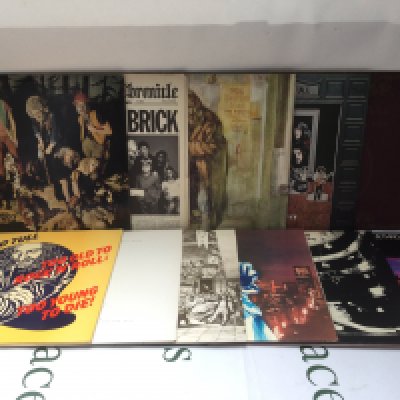 Eleven Jethro Tull LPs including This Was, Aqualung, Thick As A Brick and others.