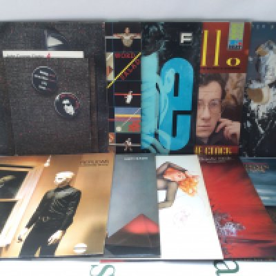 Twenty post punk and electro LPs by various artists including Gary Numan, Depeche Mode, Fischer Z and others. Includes a John Cooper Clarke promo disc.