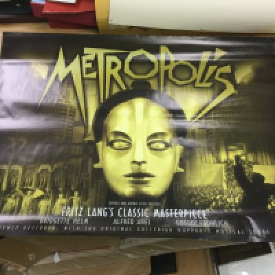 Twenty various film posters including reprints of Metropolis, Robin Hood, Citizen Kane and others.