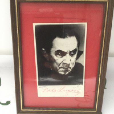 A signed photo of Bela Lugosi. No COA.