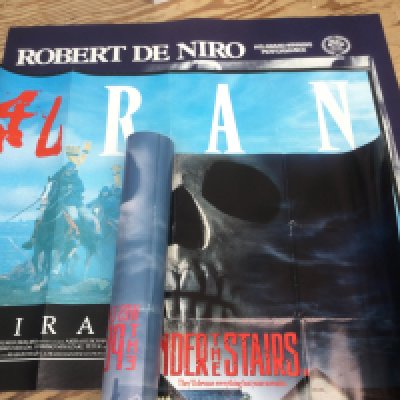 A large collection of modern film posters.