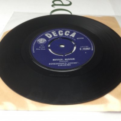 A rare 7" mispressing of Jimi Hendrix & Curtis Knight's How Would You Feel with labels for Mirror Mirror by Pinkerton's Assorted Colours on both sides.