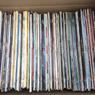 Two boxes of Promo LPs by various artists including Cream, Bob Dylan, Kate Bush and many more.