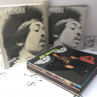 A limited edition Jimi Hendrix 12LP vinyl box set complete with insert.