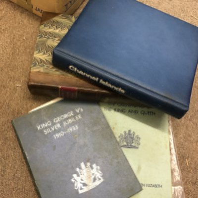 A Collection of vintage books including Browns Chancey report, two albums of first day covers etc. Postage category B. NO RESERVE