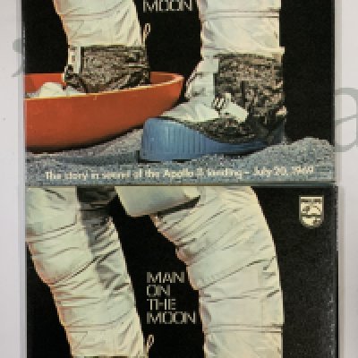 2 copies of the Man On The Moon - The Story In Sound Of The Apollo 11 Landing - July 20, 1969. (B)