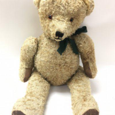 A vintage Herman style mohair bear. 60cm long. Postage category C