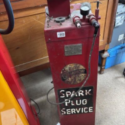 A Vintage Champion Spark Plug Tester