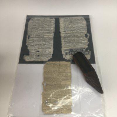 A Charles peace snuff box with provenance including a descriptive news paper clipping of the snuff box.