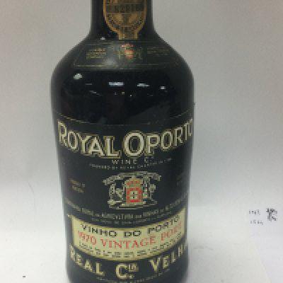 A bottle of 1970s Royal port .