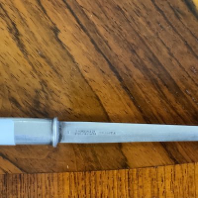 A sterling silver S.Mordan & Co paper knife and pen knife. (A)