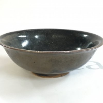 A Chinese Hares fur glaze bowl, 14.5cm wide. Some small chips. This lot cannot be posted. NO RESERVE