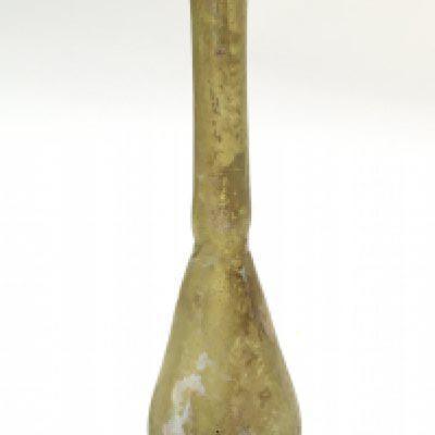 A Roman tear glass, 12.5cm tall. This lot cannot be posted