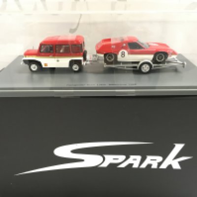 A Boxed Spark Transporter Team Lotus - Silverstone 1968.