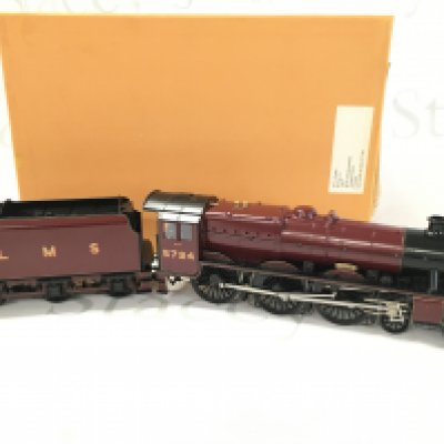 A Boxed 0 Gauge Howes Models 4-6-0 Jubilee Warspite Maroon.