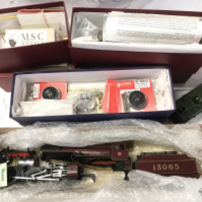 A Collection of Built/ part Built 0 Gauge Models Including Spares and A Pannier Tank.