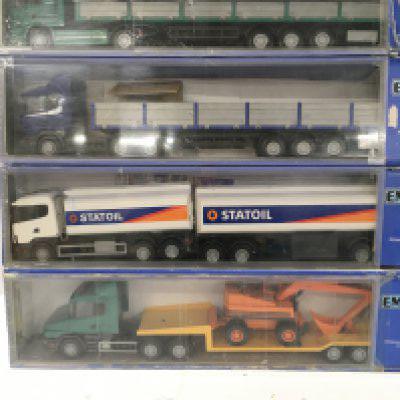 4 X Boxed Emek Trucks 1/25 Scale. (4).