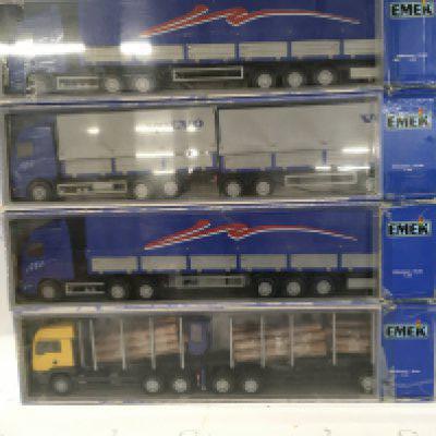 4 X Boxed Emek Trucks 1/25 Scale. (4).