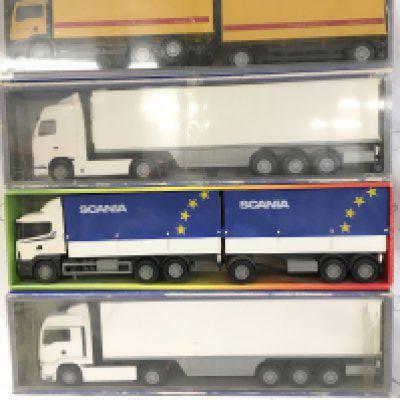 4 X Boxed Emek Trucks 1/25 Scale. (4).