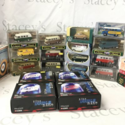 A collection boxed diecast model vehicles mainly by Corgi in the Classics series but also including others. No reserve