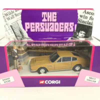 A Boxed The Persuaders Aston Martin DBS With Lord Sinclair Resin Figure #CC07002.