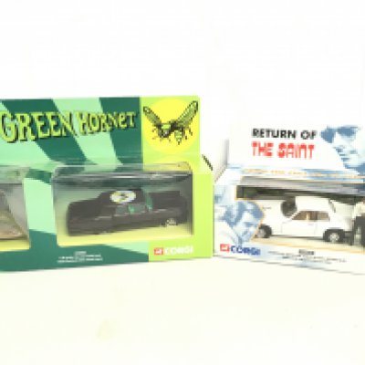 A Boxed Corgi The Green Hornet #CC50902 And A Return Of The Saint #CC00301.(2).