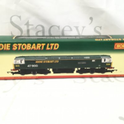 A Boxed Hornby 00 Gauge Co-Co Diesel Electric Class 47 Locomotive Eddie Stobart Daniel Appleby #R2433.