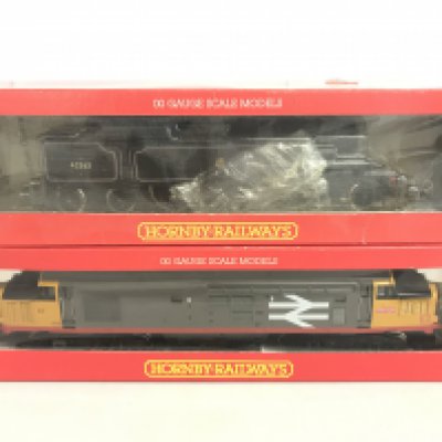 2 X Boxed Hornby 00 Gauge Locomotives. A BR Co-Co Diesel Class 37 #R.286 And A BR 2-6-4T Loco Class 4P #R.239.