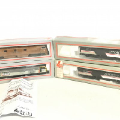 3 Boxed Lima 00 Gauge Locomotives Including A British Railways Class 52 D1015. A Imtercity The Duke And Duchess Of York (with Dummy Car) etc.