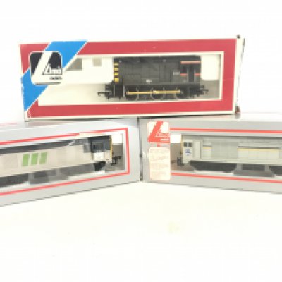 3 Boxed Lima 00 Gauge Locomotives.