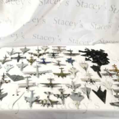 A collection in excess of 40 metal model military planes. Stands included. No reserve