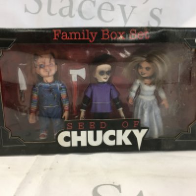 Sealed Boxed Seed of Chucky featuring the Family Box Set. No reserve