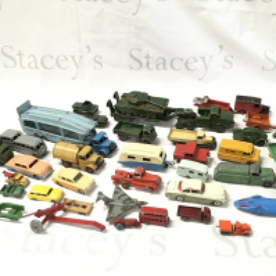 A Collection of Playworn Diecast. Including Dinky. Matchbox etc.