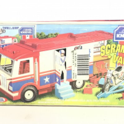 A Boxed Ideal Toys Evel Knievel Scramble Van. No Reserve.